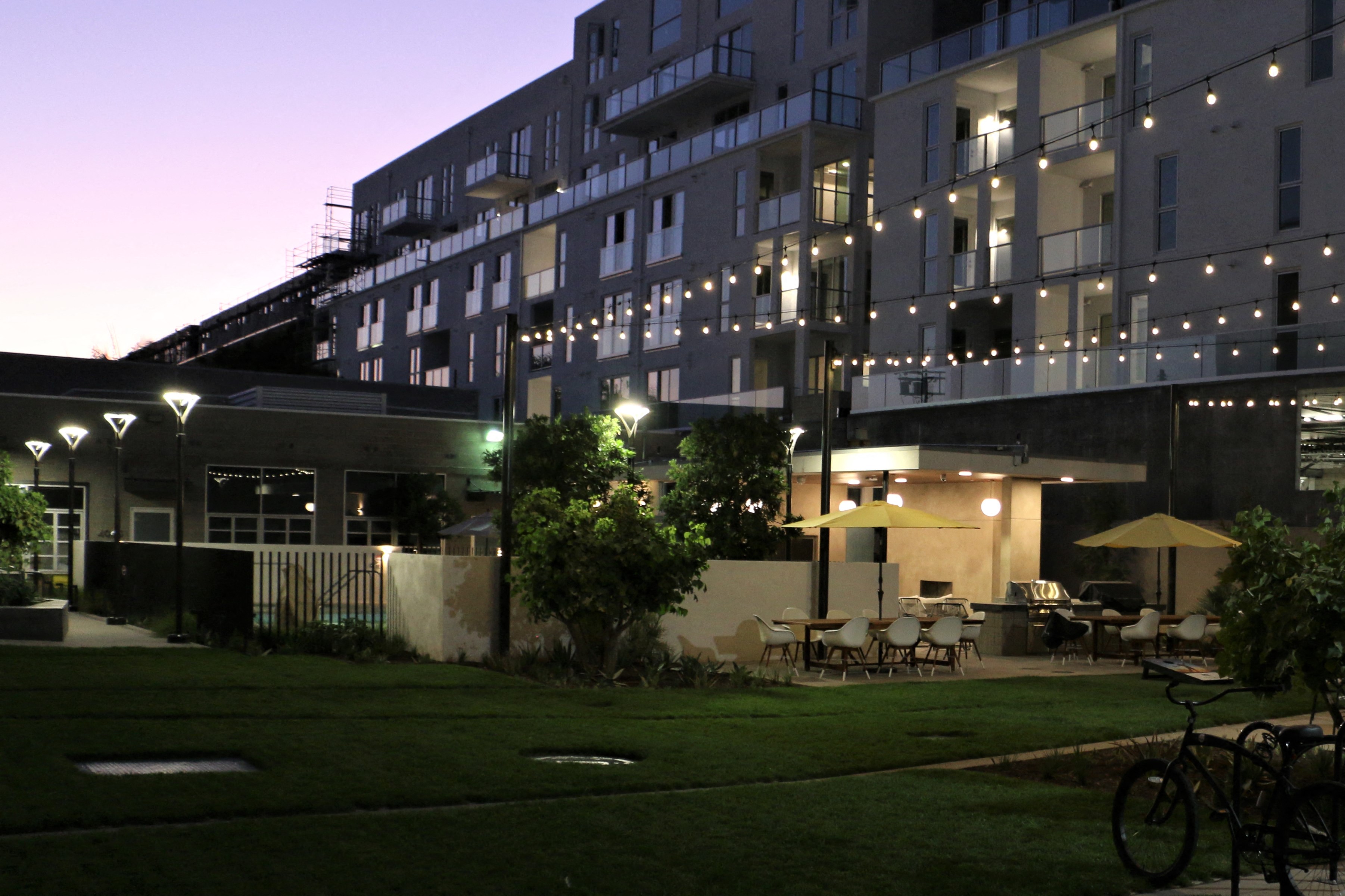 Great space at dusk